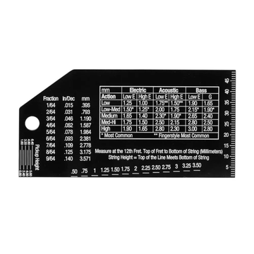 Calibrador de Acción de Cuerdas MusicNomad Precision