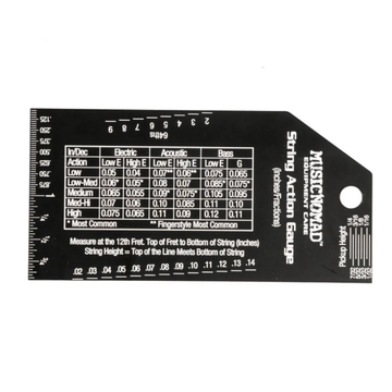 Calibrador de Acción de Cuerdas MusicNomad Precision