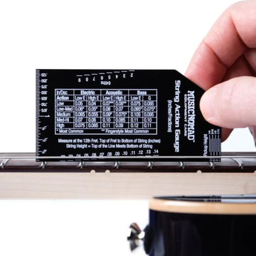 Calibrador de Acción de Cuerdas MusicNomad Precision