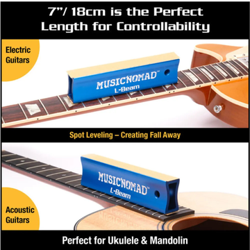 Nivelador de Trastes MusicNomad L-Beam 7"