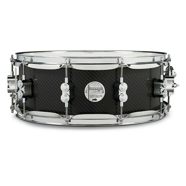 PDP PDCM5514SSCF Concept Maple Tarola Carbon Fiber Chrome HW 14 x 5.5"