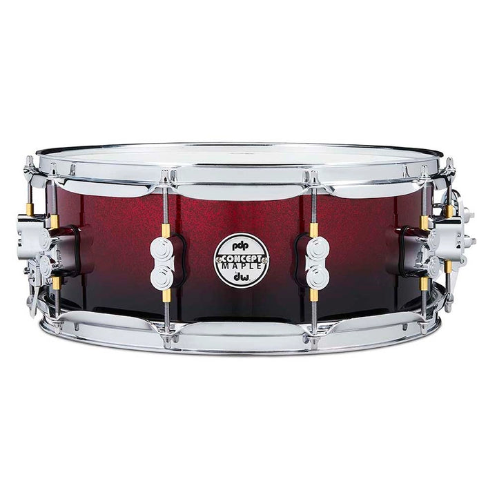 PDP PDCM5514SSRB Concept Maple Tarola 5.5x14  Red to Black Sparkle