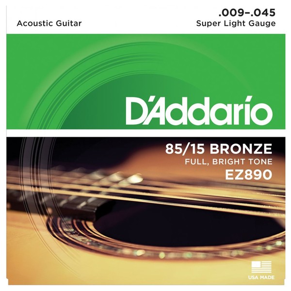 D'addario EZ890 Cuerdas Guitarra Bronce Super light