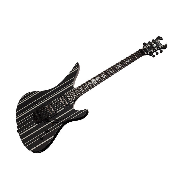 Schecter 29 Synyster Custom Gloss Black x/Silver Pin Stripes